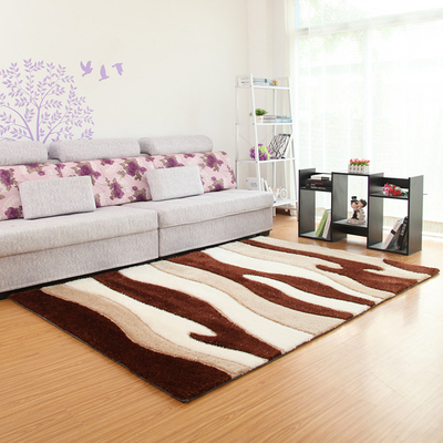 现代简约特价亮丝图案客厅茶几卧室沙发长方形加厚大地毯可定制