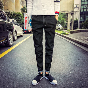 Q1935 2015冬装新款男士韩版修身牛仔裤