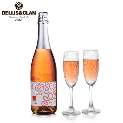 贝丽斯法国进口起泡酒精选干红葡萄酒甜气泡酒梦恋玫瑰香槟包邮