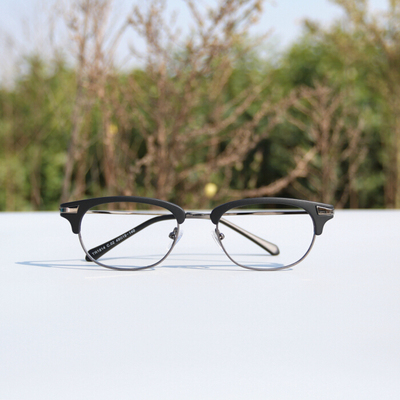 复古九十年代手作藤太郎超轻板材 复古方框眼镜框 潮男眼镜架女款