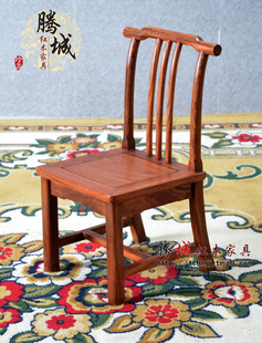 包邮红木小椅子刺猬紫檀官帽椅实木小凳子儿童椅子餐椅靠背椅子