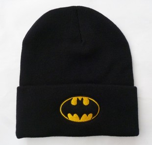 2015欧美风蝙蝠侠毛线帽hiphop 嘻哈街舞帽子 保暖针织帽