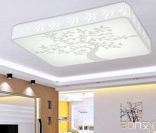 LED亚克力灯饰长方形客厅现代简约变光大气卧室吸顶灯具餐厅书房