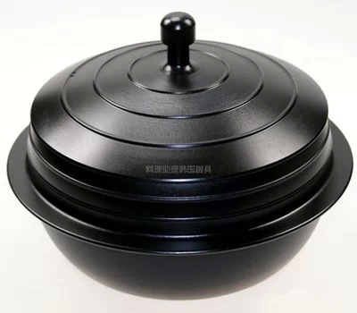 韩国传统铁锅朝鲜族铁锅阿里郎铸铁锅生铁锅炖锅22厘米