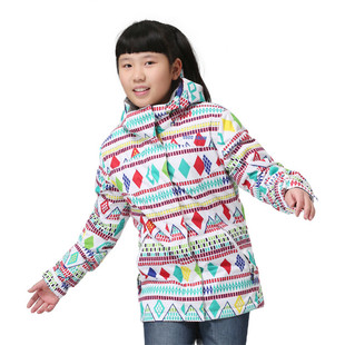正品Gsou Snow儿童滑雪服 女孩童款保暖防风防透气滑雪衣棉服