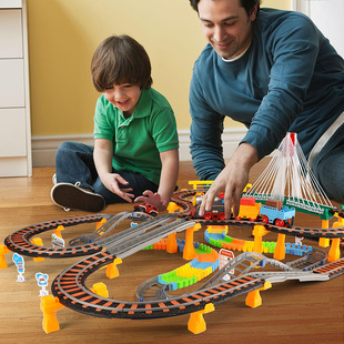 托马斯小火车套装轨道车正版电动充电和谐号仿真汽车儿童玩具男孩