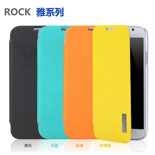 Rock 三星9152手机壳 gt-i9152p手机套 i9158原装皮套P709e保护壳