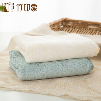 竹印象 竹纤维美容面毛巾 加厚天然环保竹炭竹原纳米超细纤维毛巾