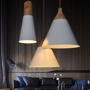 【木修远】吧台灯床头卧室咖啡厅灯创意个性简约单头三头餐厅吊灯