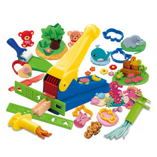 多多乐3d彩泥套装橡皮泥套装模具无毒儿童玩具挤压机益智玩具手工