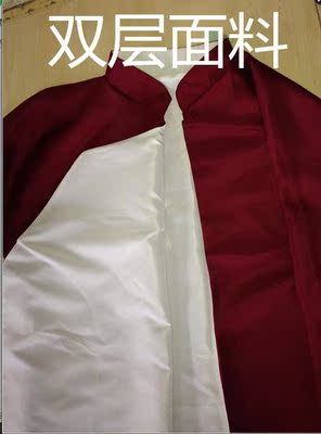 包邮白色红色双层相声表演服装 民国长袍马褂小品评书古装男促销