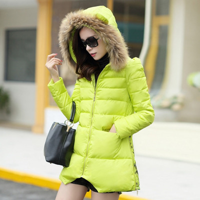 特价2015新款冬装棉衣羽绒棉服冬季女装韩版修身中长款羽绒服女