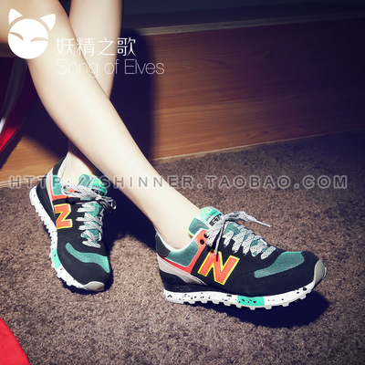 【妖精之歌】专柜正品 WL574OBD/OGP/OPP女子复古运动鞋