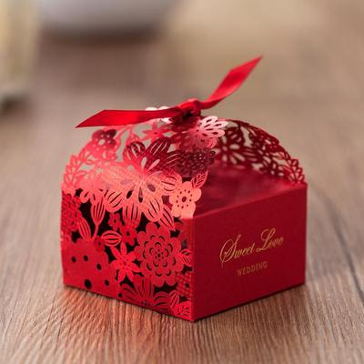 巴伦森欧式个性镂空结婚糖盒 费罗列喜糖盒子 中国风创意喜糖盒子