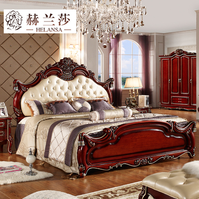 欧式床双人床1.8米古典奢华实木床婚床新古典美式床公主床家具