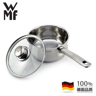 【99聚】德国WMF不锈钢长柄不粘奶锅汤锅锅具玻璃锅盖16cm