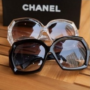 新款欧美时尚大框太阳眼镜透明白亮黑女男士墨镜 帅气潮防紫外线
