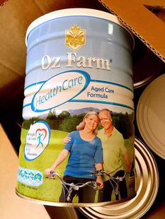 澳洲直邮 OZ Farm老人奶粉高钙高铁高锌低脂900g