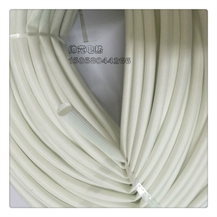 定纹管玻璃纤维管（白色）耐高温套管 绝缘布线热定型管