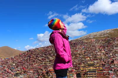 印度尼泊尔彩虹帽羊毛针织帽子加厚保暖手工护耳彩虹色毛线帽男女