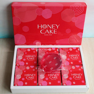 资生堂润红蜂蜜香皂100g *6块 密封礼盒包装 洁面/沐浴皂