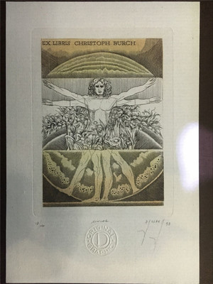 德国早期藏书票 铜版1 外国藏书票