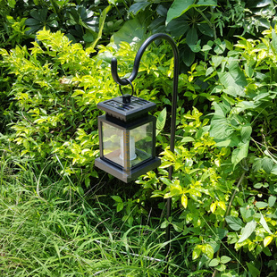 铝合金暖光太阳能灯别墅户外庭院草坪灯花园装饰灯地插蜡烛景观灯