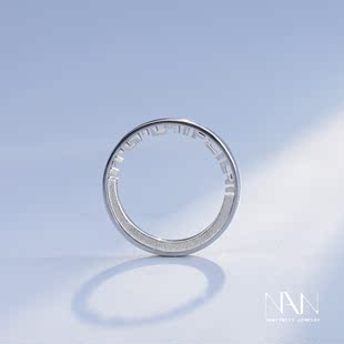 【NANFINITY官方店】设计师品牌原创maze系列18内图纹男女戒指