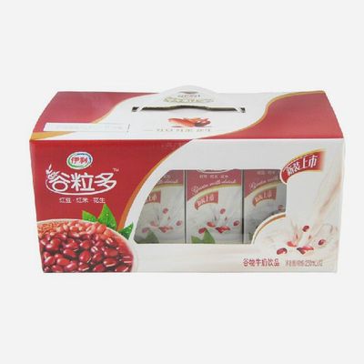 伊利新谷粒多红谷早餐牛奶红豆红米花生特价2017年9月26号生产