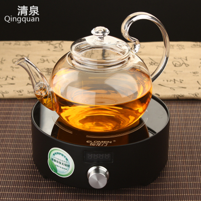 耐热全玻璃茶壶电陶炉专用烧水壶蒸茶壶过滤黑茶白茶煮茶器泡茶壶