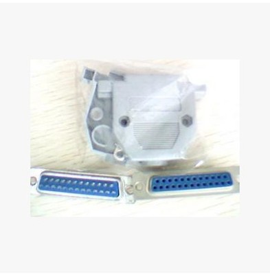 DB25公头/DB25母头+配套外壳 一套 双排25针/芯 焊线式 可拆装式