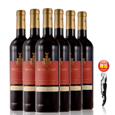 葡萄牙原瓶原装进口半干红葡金红葡萄酒整箱750ml*6正品包邮