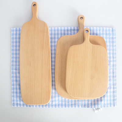 日式榉木砧板面包板披萨板切水果板烘焙用品无漆无蜡托盘