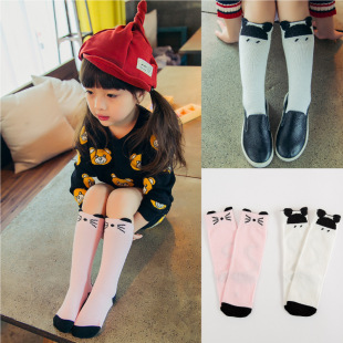C679儿童袜子礼物 卓上棉品童袜 韩国可爱新卡通小老鼠纯棉长筒袜