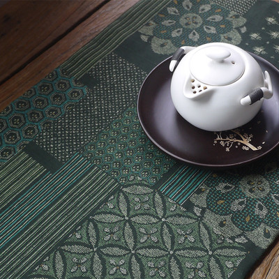 共墨  日本古布茶席 日式和古典纹样经典茶席 餐垫 香席 茶道美学