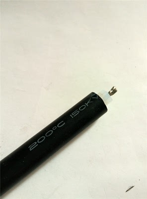 黑色2.5平方毫米硅胶高压静电线外径15mm耐压150KV硅胶静电护套线