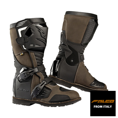 意大利FALCO宝马摩托车拉力骑行鞋子 高帮防水保暖ADV越野靴装备