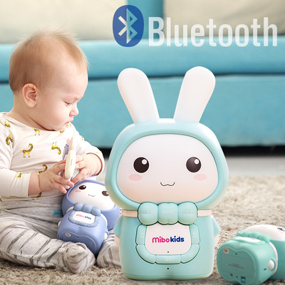米宝兔儿童故事机0-3岁婴儿宝宝早教机可充电下载音乐学习机玩具