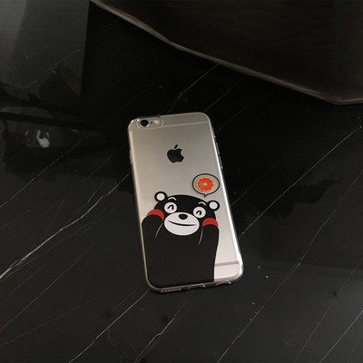 熊本熊手机壳iphone6splus超薄保护套可爱5.5寸日韩男女外壳苹果