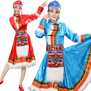 新款蒙古舞蹈服民族服装蒙古族大草原广场舞蹈服女装少数民族舞服