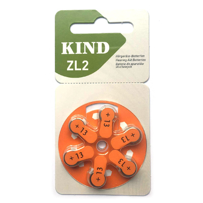 KIND 助听器 专用电池 A13  锌空气电池 纽扣电池 无汞 环保