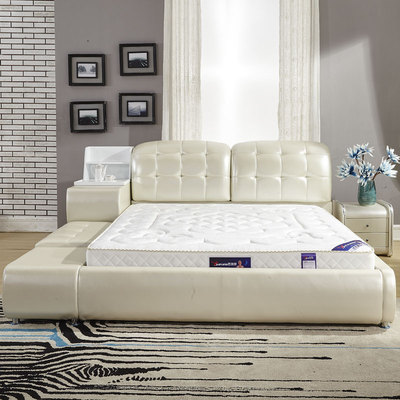 泰国进口天然乳胶床垫 席梦思床垫特价定做1.5/1.8独立弹簧袋床垫