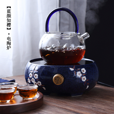莺歌茶道大师茶炉静音电陶炉铁壶银壶铜壶玻璃壶专用茶炉烧水煮茶