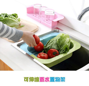 厨房塑料水槽沥水篮置物架放筷碗蔬菜架子收纳沥水架碗架水果架