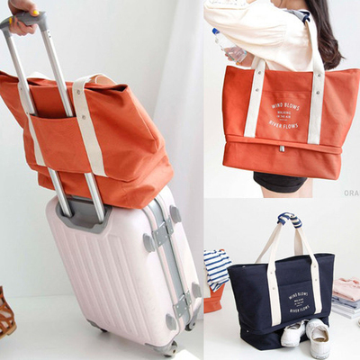 旅行收纳包衣物整理袋收纳袋旅游折叠包拉杆箱行李包单肩手提包
