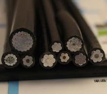 国标 架空线 单股铝芯10千伏16-240平方绝缘架空线JKLYJ 电线电缆