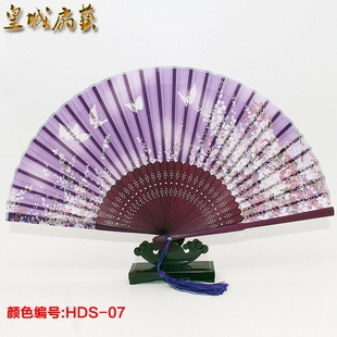 特价中国风折叠真丝女扇女士折扇日式工艺礼品 创意古典小竹扇子