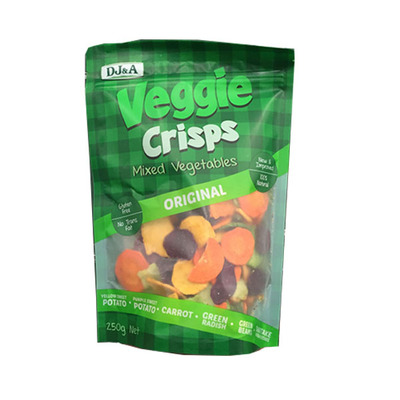 澳洲代购直邮Veggie混合蔬菜片蔬菜干家庭装250g健康零食即食