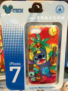 香港迪士尼正品 史迪仔史迪奇 iphone7/7plus手机壳保护壳 可刻字
