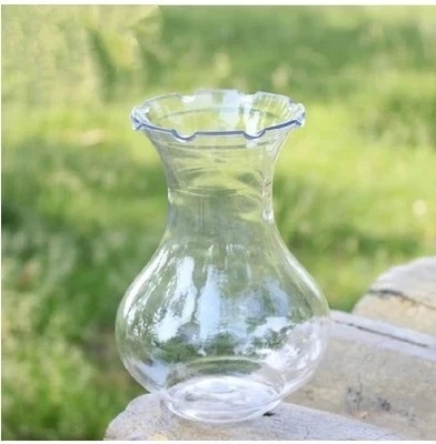 高透明花边塑料水培瓶 摔不坏 风信子花瓶 水培植物花瓶